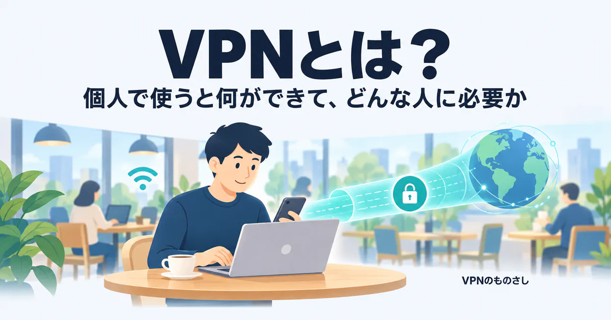 VPNとは？ 個人で使うと何ができて、どんな人に必要か